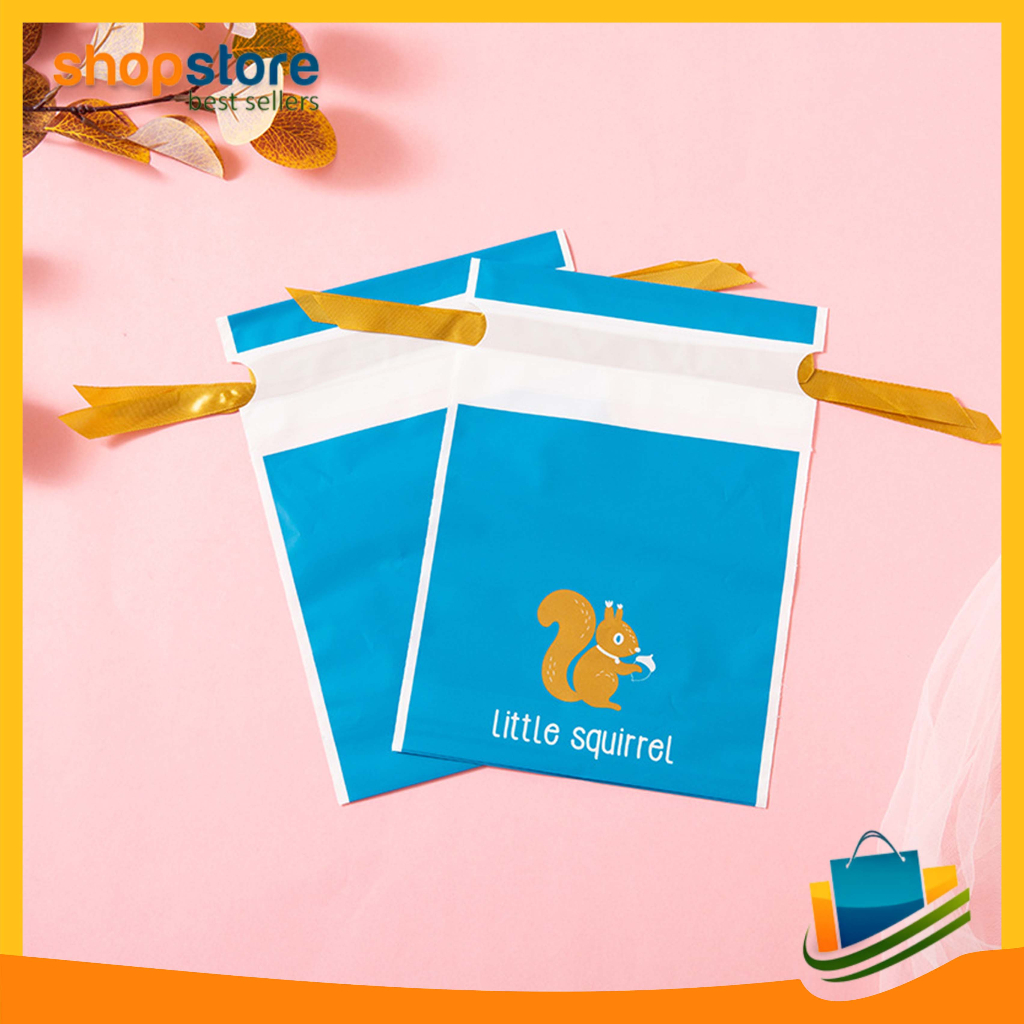 Tas Make Up Travel Hadiah Souvenil Little Squirrel Tas Serut Plastik Serbaguna Import COD 𝓢𝓢𝓑 904