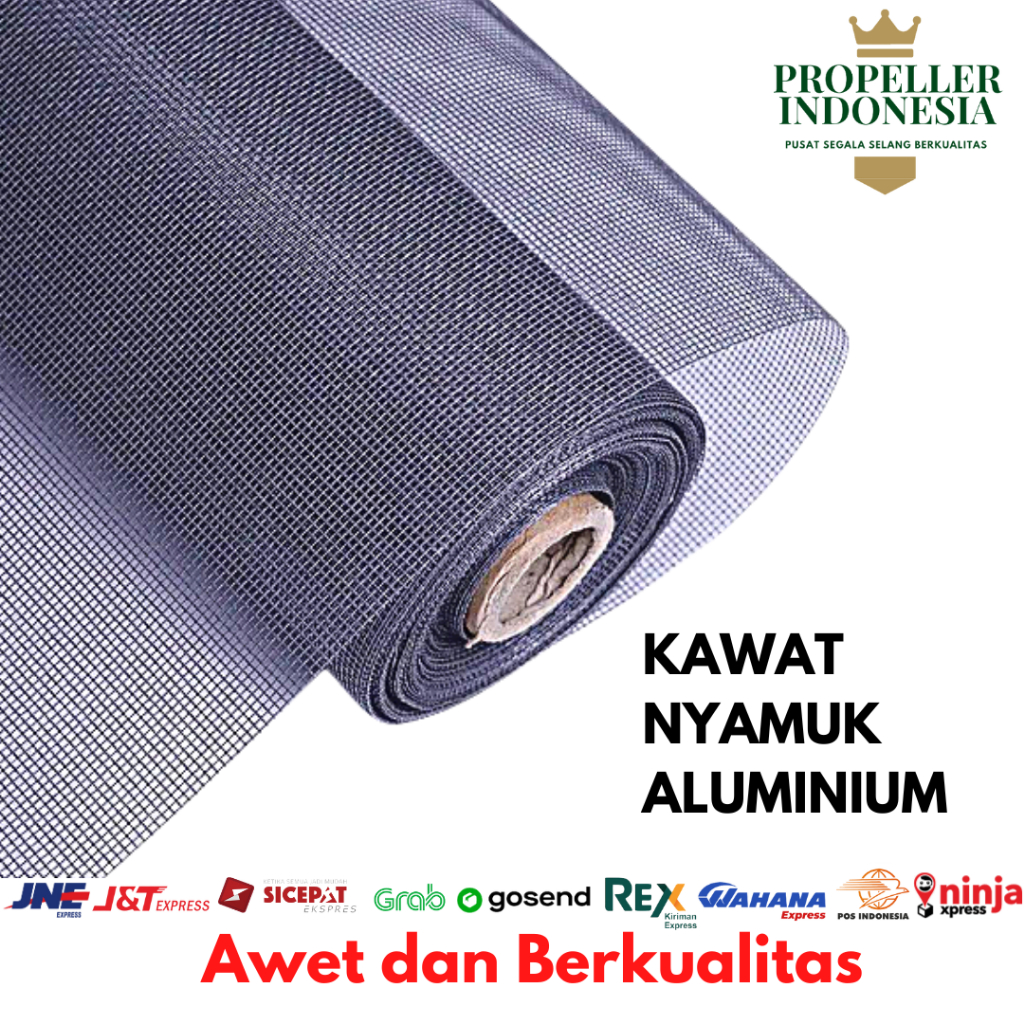 Kawat Nyamuk Aluminium Alumunium Ram Parabola Kasa Kawat Nyamuk