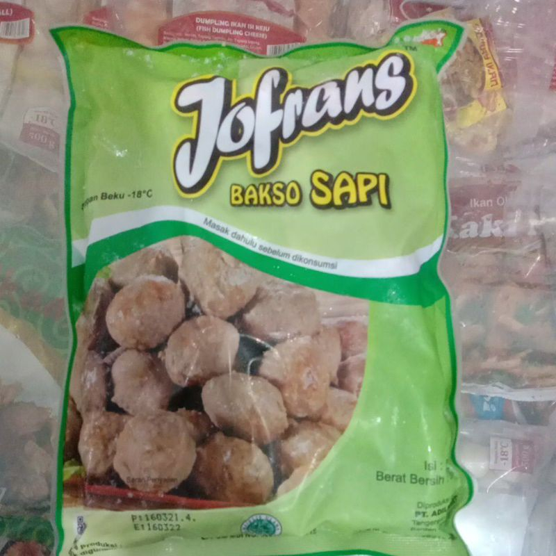

Jofran Bakso Sapi 500g