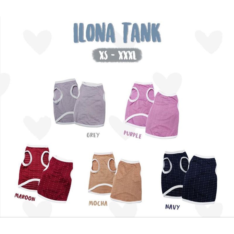 Baju Kucing Anjing Ilona Tank 1