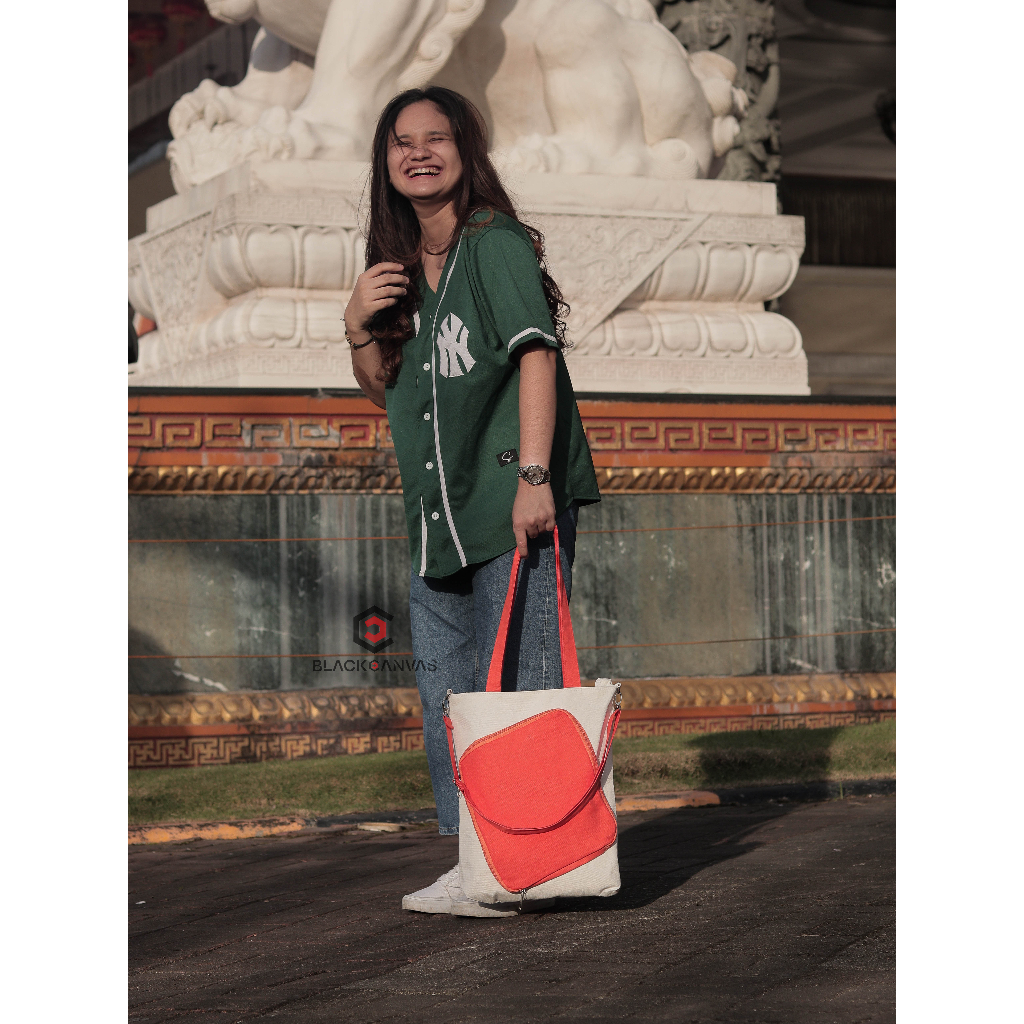 Tas Selempang + Tote Bag HARANA.id Canvas Premium 100% Cotton