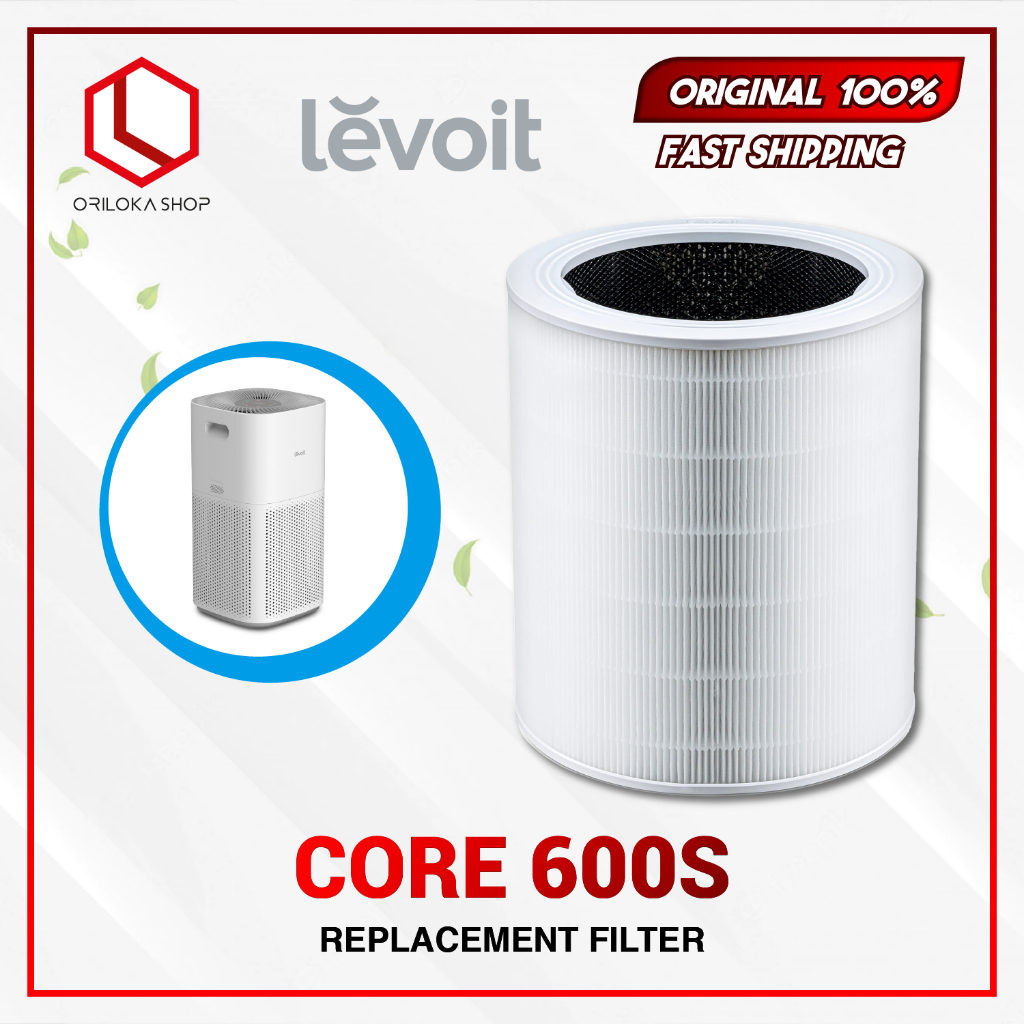 Levoit Core 600S Replacement True HEPA H13 Filter - Filter Pengganti