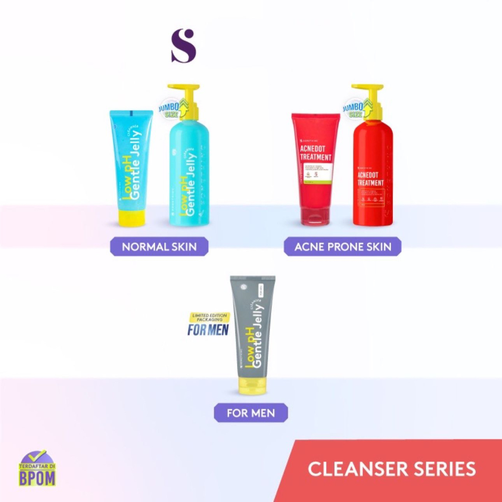 SOMETHINC Cleanser | Low pH Gentle Jelly Men Reset Micellar Water Alpha Cleansing Oil Balm Acnedot