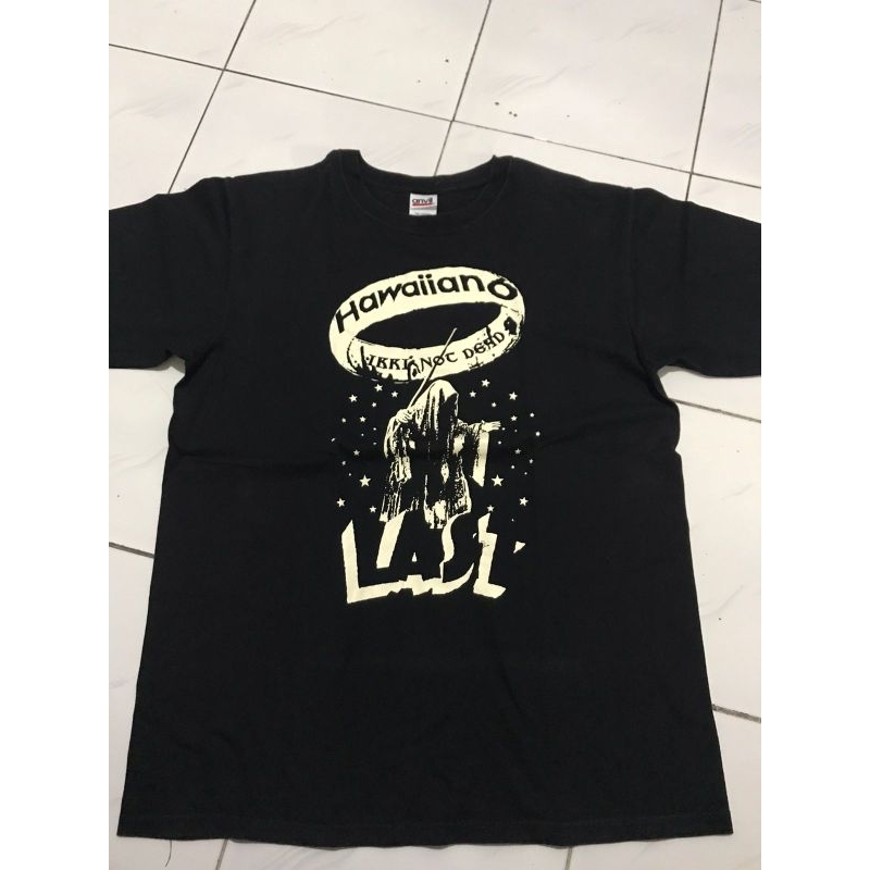 T-Shirt Hawaiian 6 Tour Last Of Ring Tag Anvil