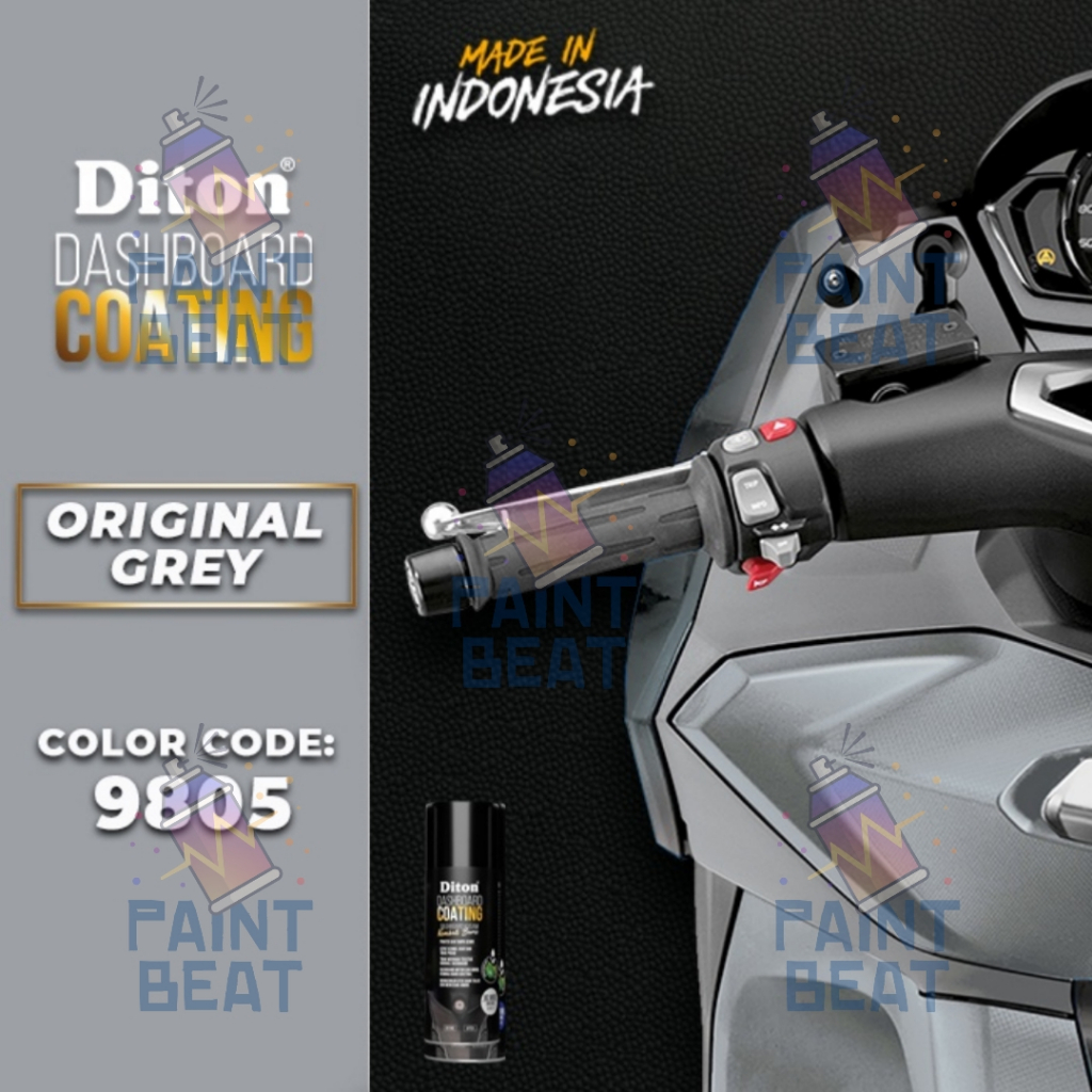 Diton Premium 9805 / DC 9805 - Original Grey Cat Semprot Diton Premium Dashboard Coating Pylox Pilok