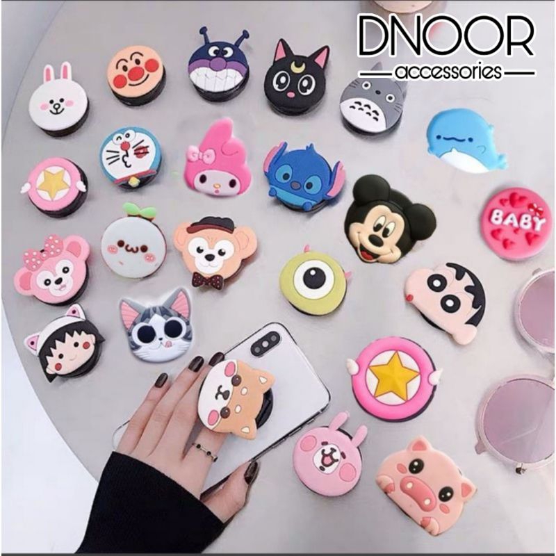 Popsocket HP Karakter Pop socket Lucu Murah, docking HP