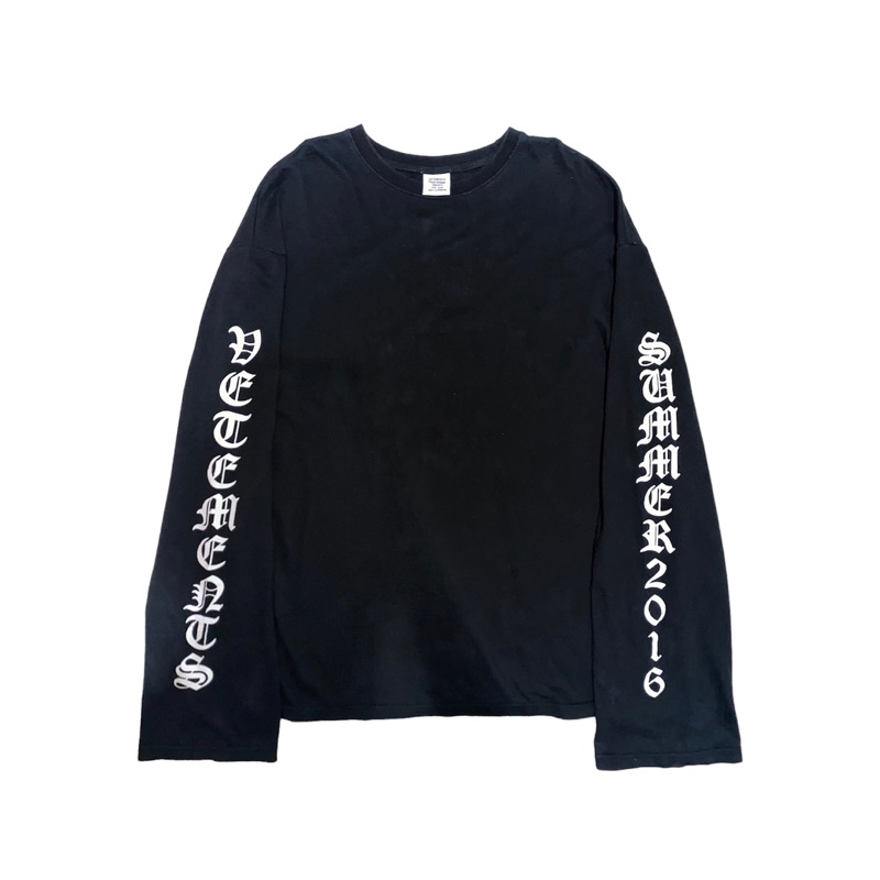 longsleeve vetements t-shirt 2016