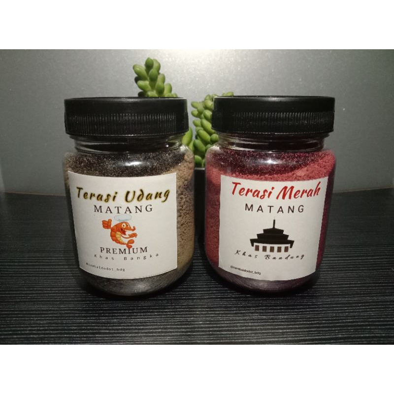 

paket terasi merah matang dan terasi udang (isi 2)
