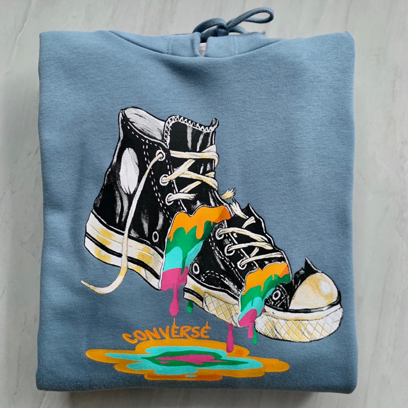 HOODIE CONVERSE MELTING CHUCK ORIGINAL PT MAP