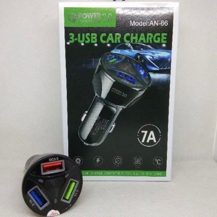 Car Charger | Saver Cas 3 USB / Charger Mobil 3 USB AN-66