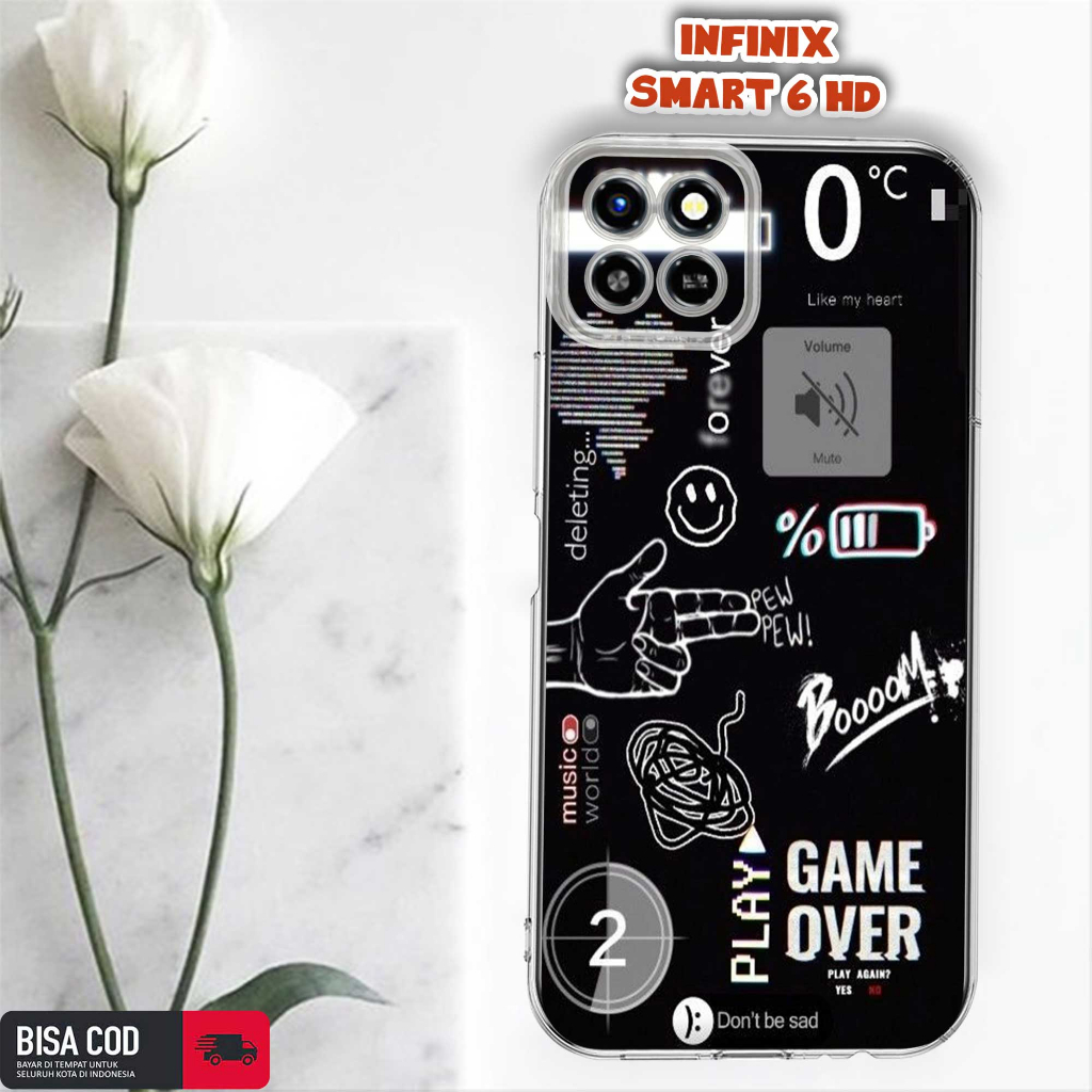 CASE INFINIX SMART 6 HD 2022 MOTIF [NASA TICKET] TERLARIS CASING INFINIX SMART 6 HD TERBARU CLEAR CA