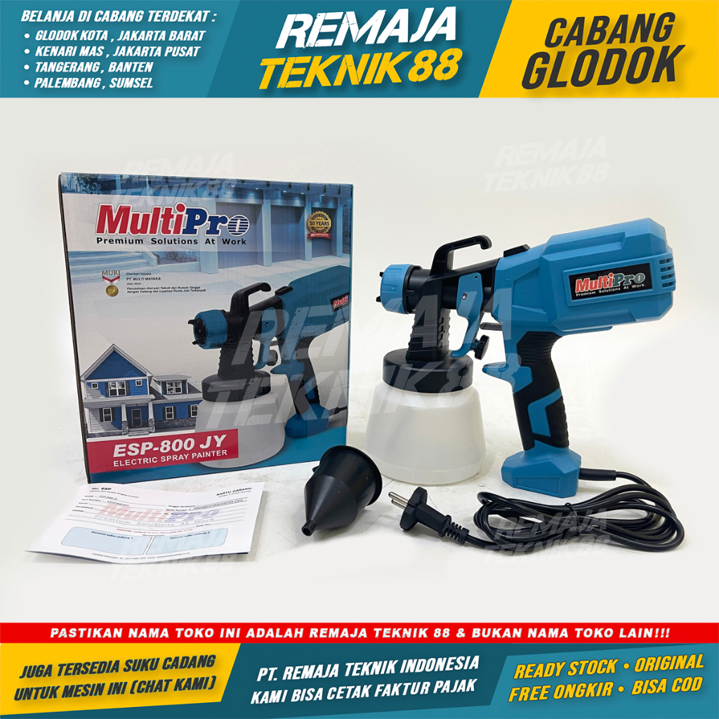 SPRAY GUN ELEKTRIK PORTABLE SPRAY CAT MULTIPRO ESP 800 JY ESP800 JY