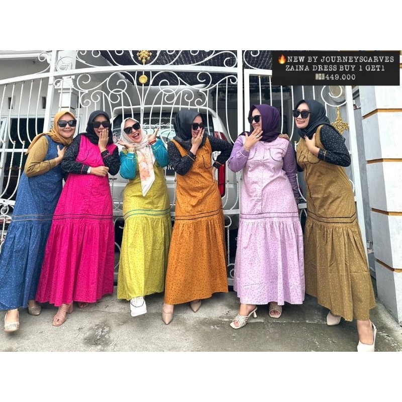 ZAIDA DRESS BY JOURNEY SCARVES