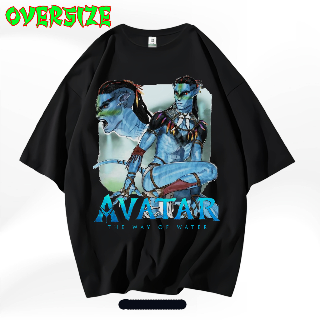 WIBU PROJECT KAOS AVATAR THE WAY OF WATER KAOS OVERSIZE WASHED STONES T-SHIRT