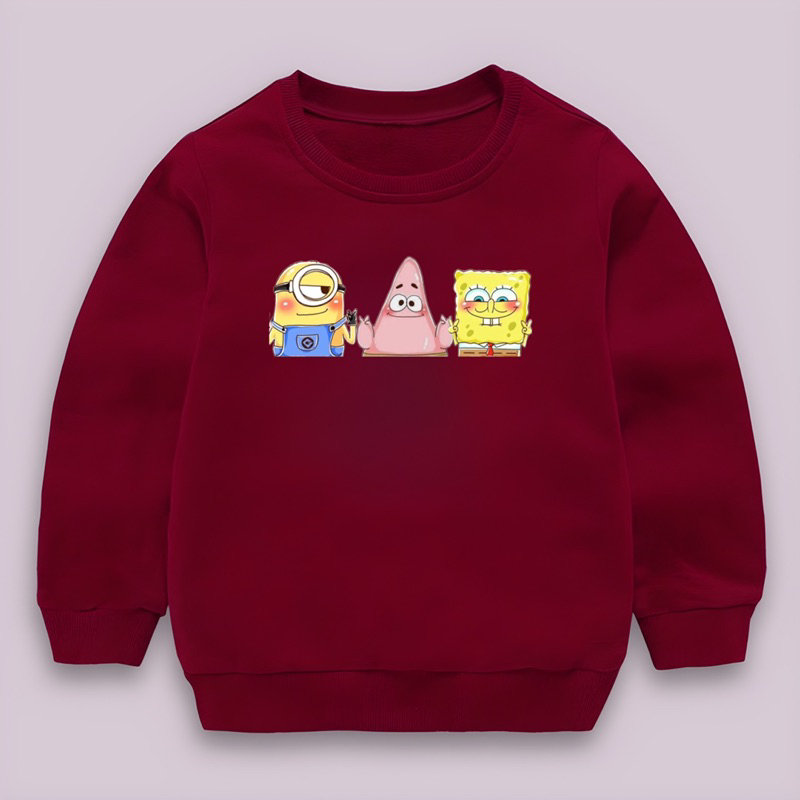 Sweater anak SPONGEBOB PATRICK hoodie anak 2-10 tahun