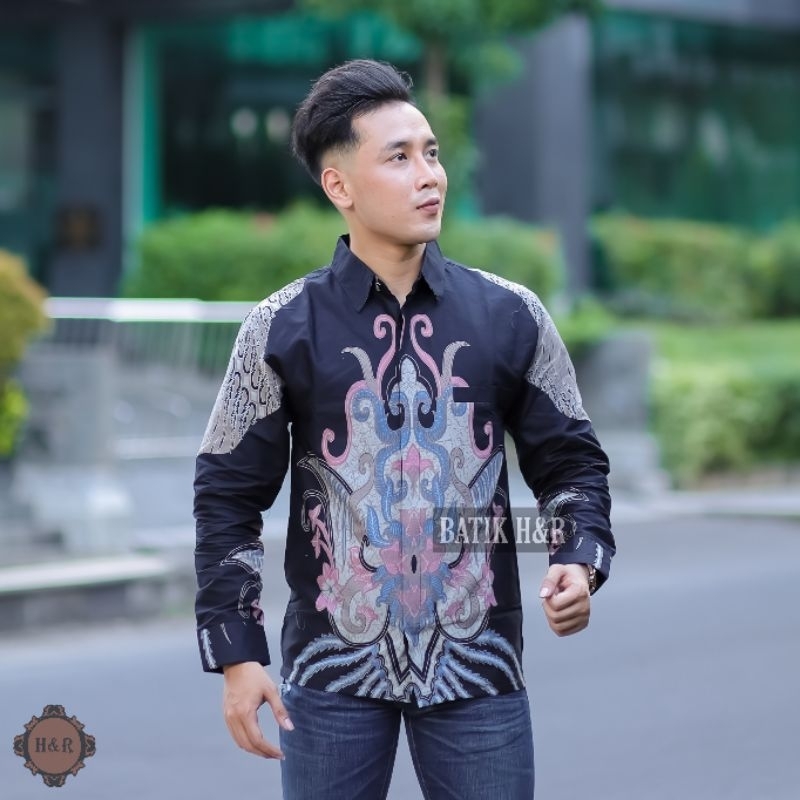 Baju Batik Lengan panjang Baju Batik lengan pendek Batik Solo Baju Batik Batik Premium Batik Original Batik Modern Batik H&amp;R Katun