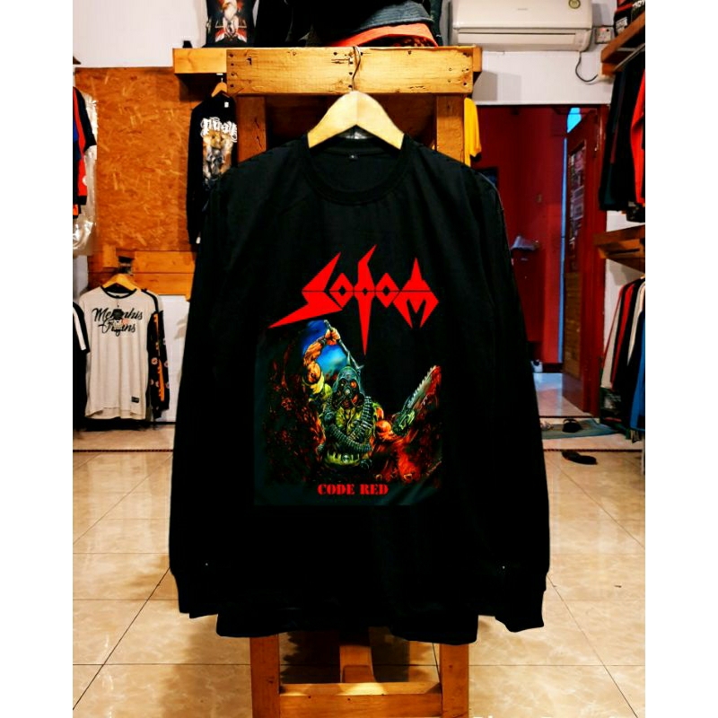 KAOS PANJANG SODOM BAND METAL ORIGINAL PRAPATAN REBEL  - KAOS PANJANG BAND UNDERGROUND METAL TERBARU