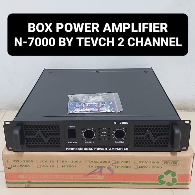 N7000 Box Power Amplifier N-7000 TEVCH 2 Channel Tebal