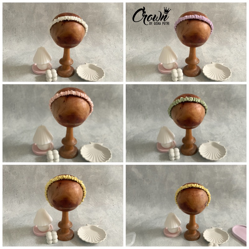 Bando kerut kecil, bando kaku, bando anak, bando dewasa, bando korea