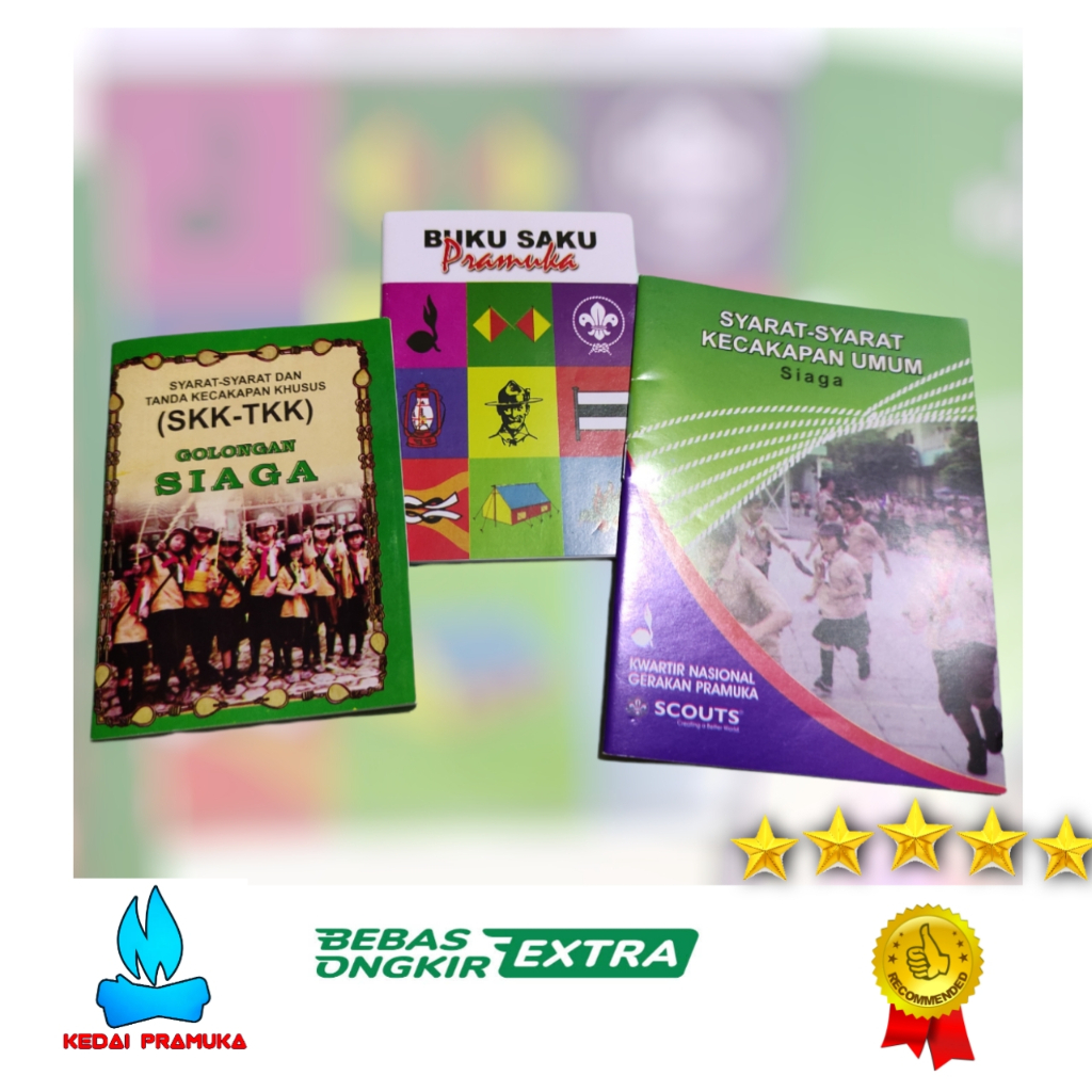 Set Buku Saku Buku SKU dan Buku SKK TKK Siaga