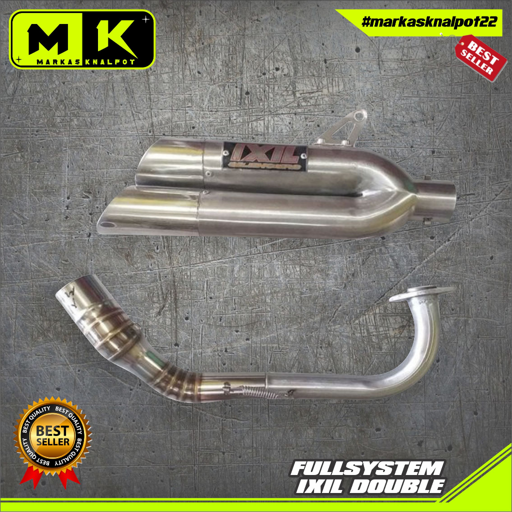 Knalpot IXIL Double Fullsystem -KNALPOT BERKUALITAS