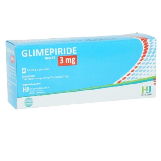 GLIMEPIRIDE 3MG 1 STRIP 10 TABLET