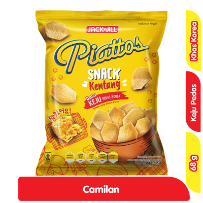 

Piattos Snack Kentang Keju Pedas Korea 68 g