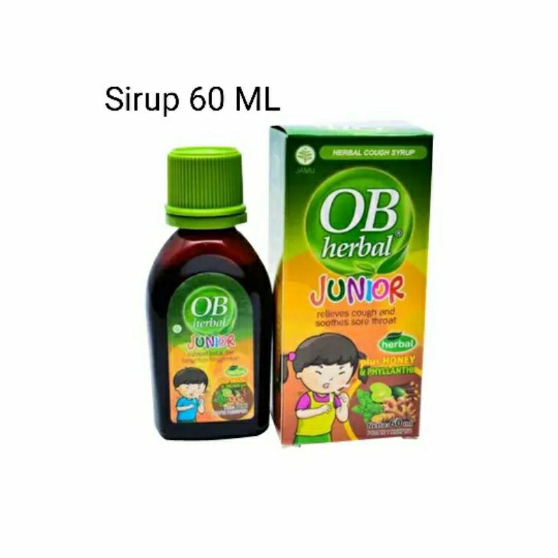 

Ob Herbal Junior 60 ML Deltomed / Ob Herbal Junior 30 ML Deltomed / Sirup Batuk Herbal Anak