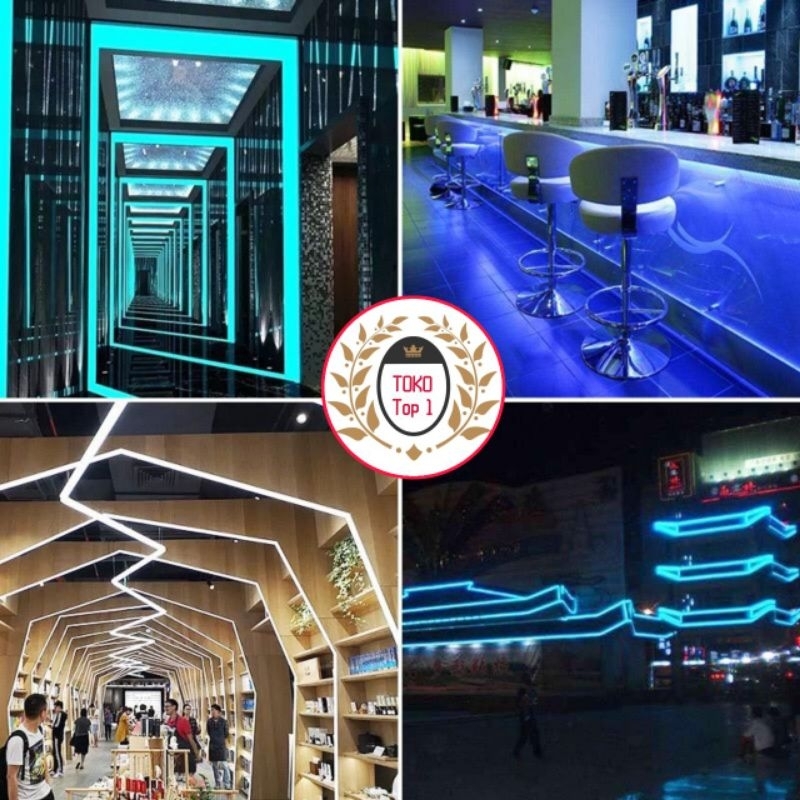 Paket Lampu Neon Flex 220v 1m 2m 3m 4m 5m 5 meter Led Selang Fleksibel 220v Warna Neon Box Outdoor ip65 Huruf DIY 220v strip