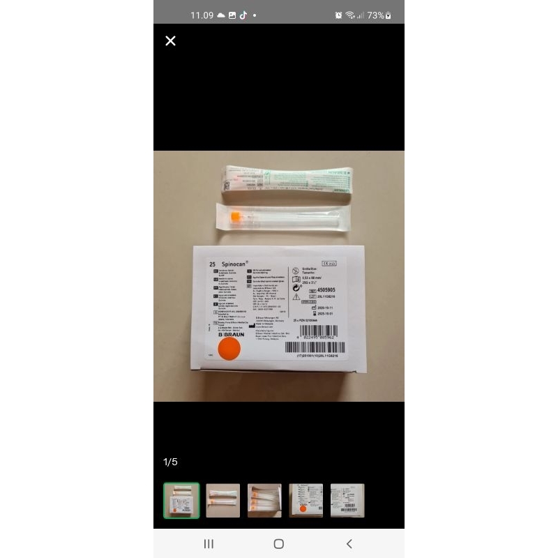 Spinocan 25G B-BRAUN