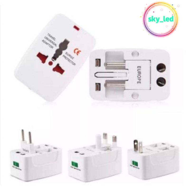 Adaptor Internasional Travel Adaptor Universal World International