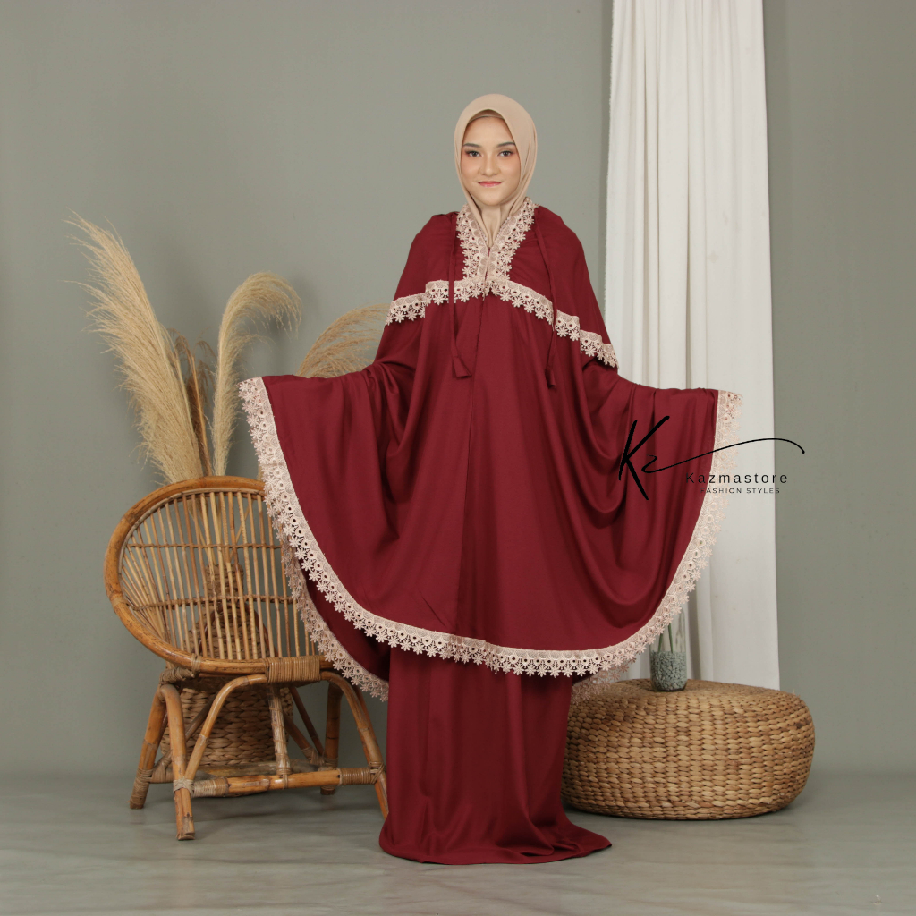 MUKENA DEWASA MEWAH MURAH AULIA 2IN1 KATUN MIKRO IMPORT PREMIUM