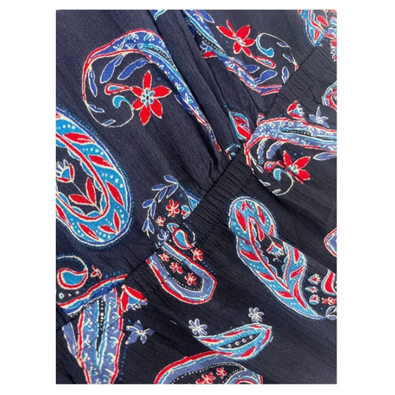 Westport navy paisley summer maxi dres