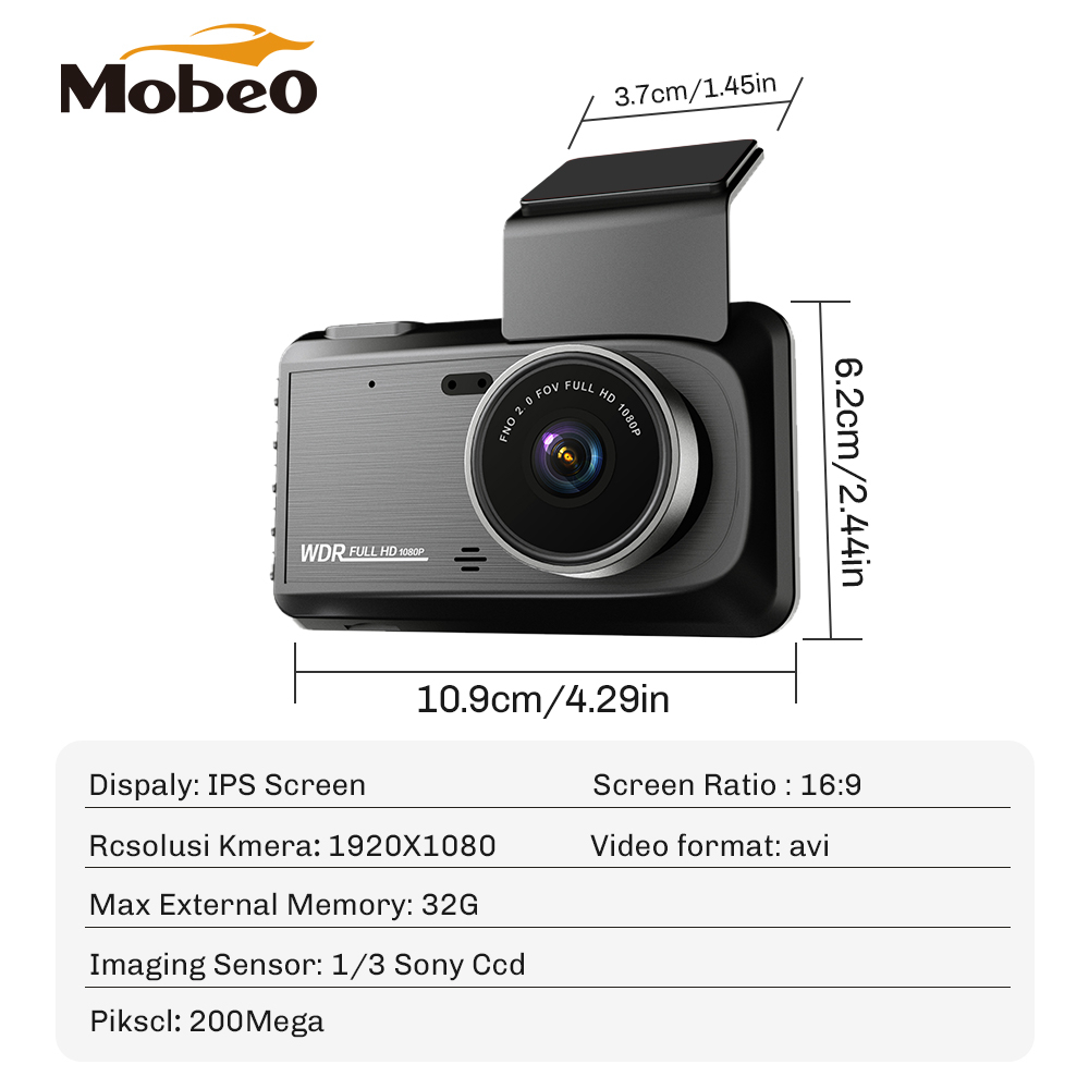 (Exclusive) Mobeo Car Dashcam MSDC05