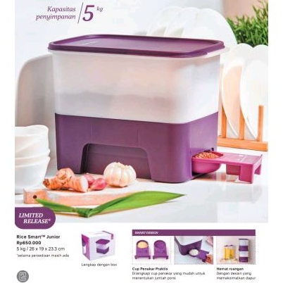 Rice Box Tupperware Tempat Beras