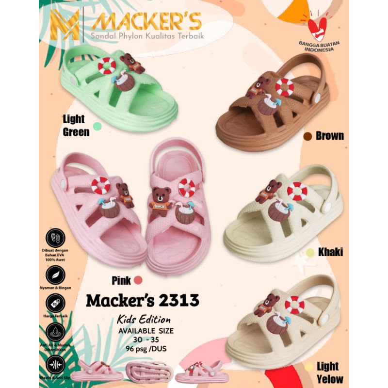 Let Kepang Sandal Anak Tanggung Sandal Gunung Anak Model Silang Sandal Tali Belakang Ukuran 20-25 30-35