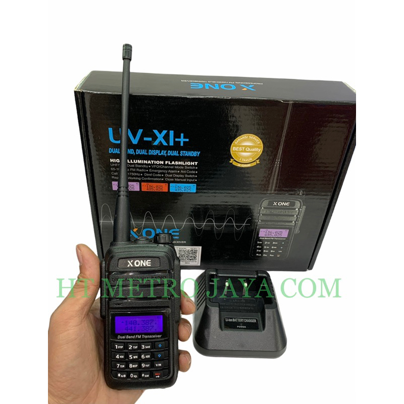 HT XONE UV X1 PLUS DUALBAND VHF DAN UHF