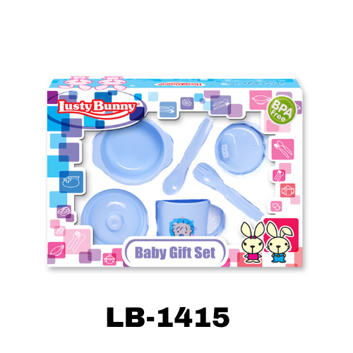 Lust Bunny 6 in 1  Feeding Set Peralatan Makan Bayi