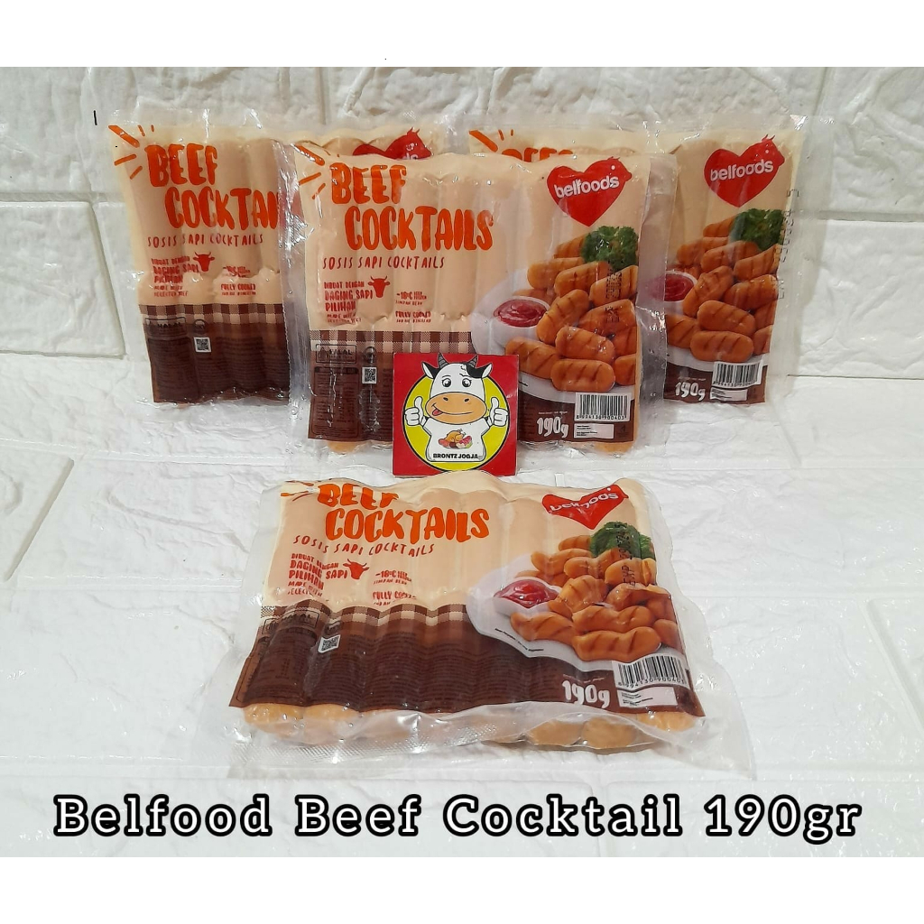 

BELFOODS BEEF COCKTAIL 190GR/BELFOODS AYAM COKTAIL 190GR - FROZEN FOOD - BRONTZ JOGJA