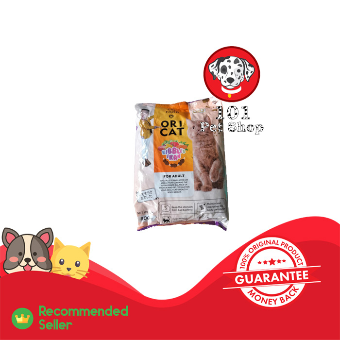 MAKANAN KUCING ORI CAT IKAN ADULT FRESHPACK 800GR