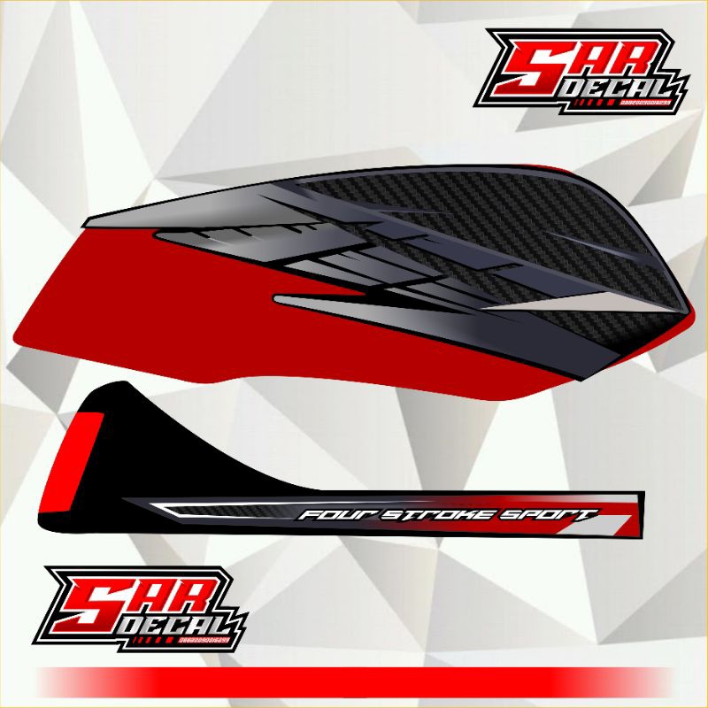 BARU_ STRIPING GL PRO GL MAX VARIASI KEREN HEREX - STRIPING GL HEREX LES STIKER GL HONDA GL STIKER