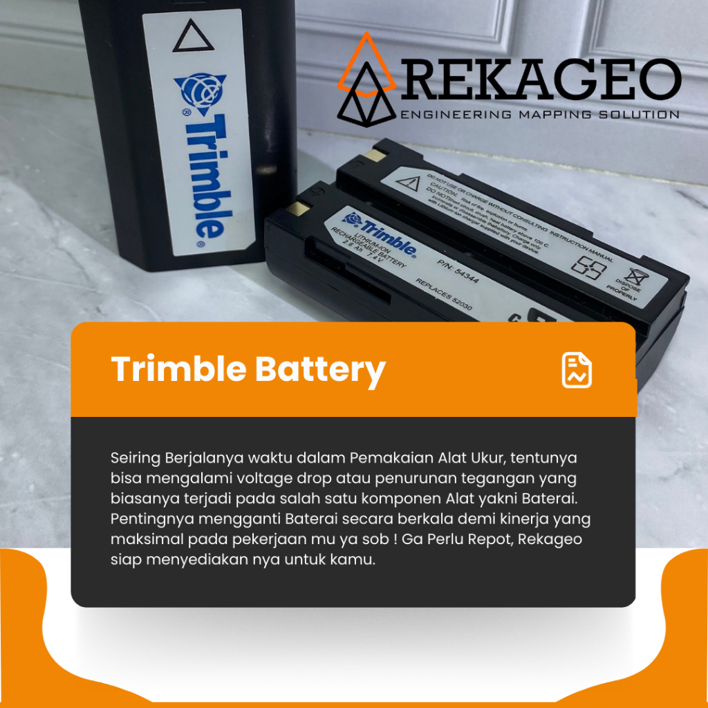 Battery GPS Trimble 5700 54344 Battery Untuk GPS