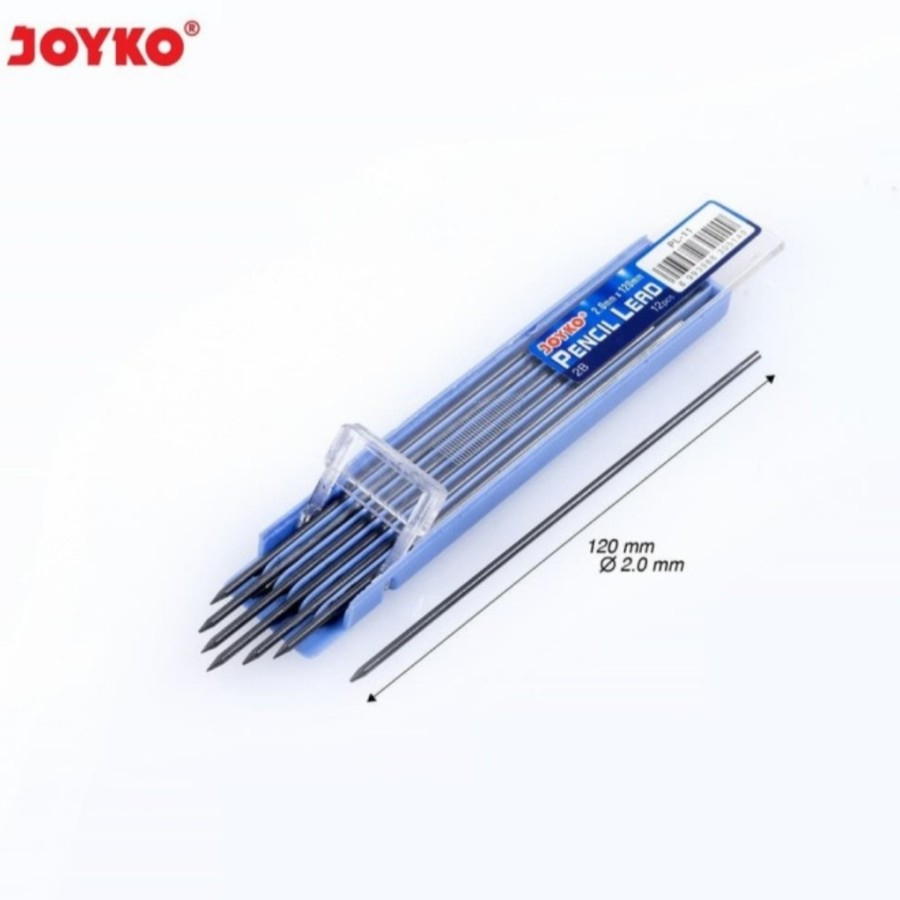 

Jual Isi Pensil 2B 2mm Joyko Isi 12 Lead Mekanik Besar Murah PL-11 Sekolah Kerja Tebal Refill Pencil Isian Ulang Stationery School Peralatan Office Alat tulis Perlengkapan Tidak Gampang Patah Mechanical Awet Kuat Menulis Blimbing Indah Sablon Malang