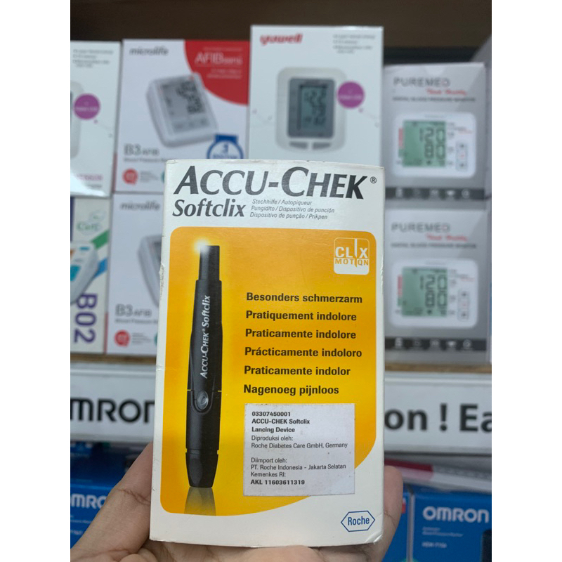 Lancind Device Accucheck bonus jarum 25/Accucheck Softclix lancing