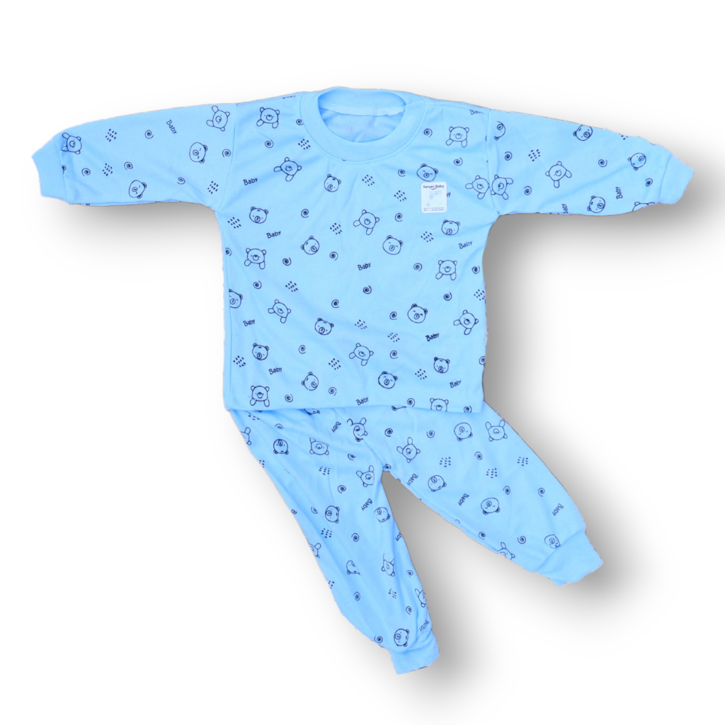 Set Setelan Baju Bayi Seruni Baby SNI Motif Bear