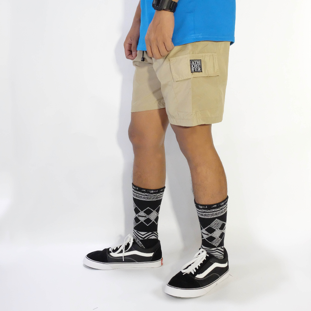 celana pendek cargo, pants boardshort atmostfer