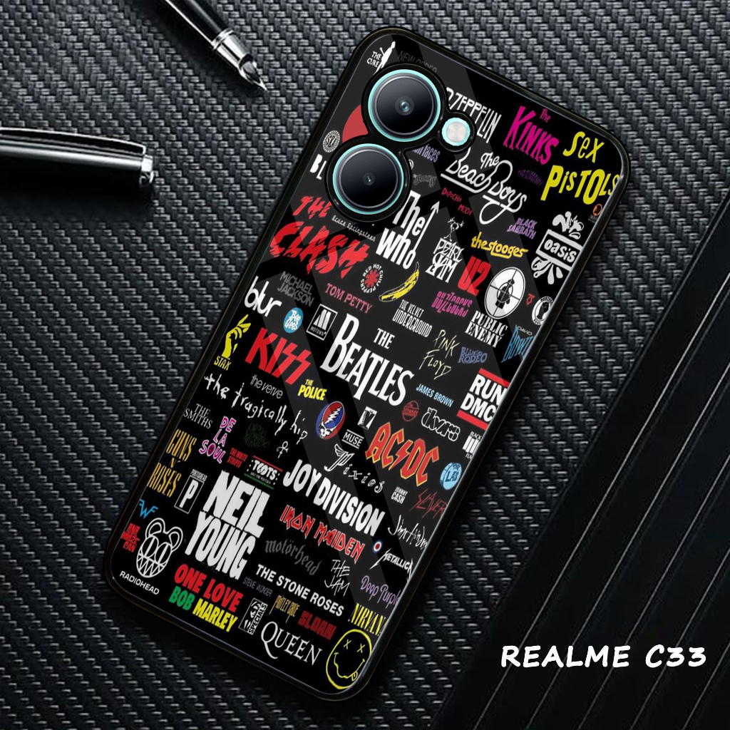 Case REALME C33 C1 C2 C3 2 PRO F9  Case Hp Premium Glossy Luster Casing [ Op ] Casing Hp Aesthetic K