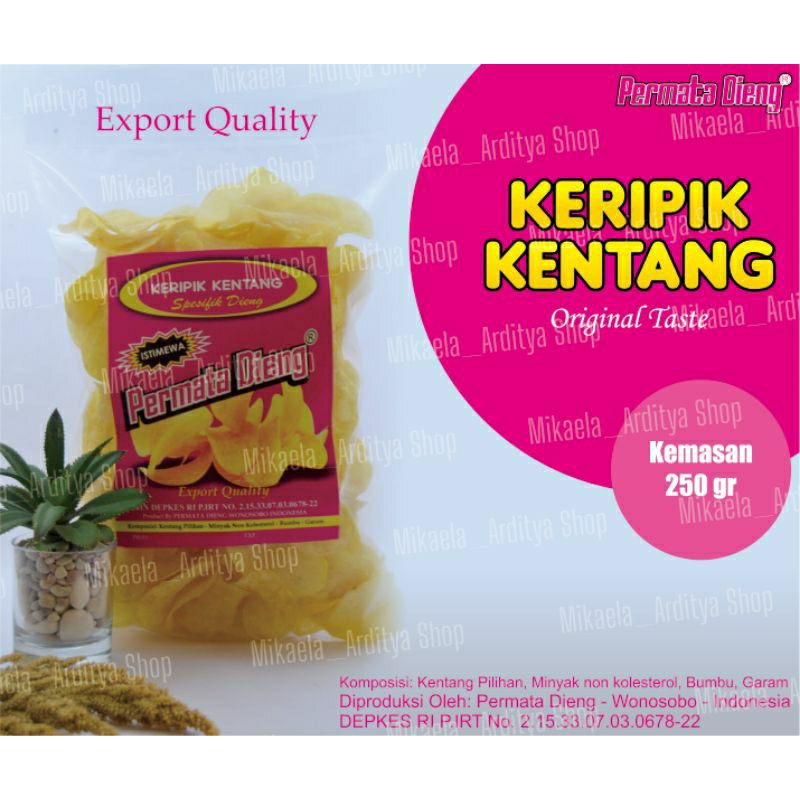 

keripik kentang dieng khas wonosobo 250g