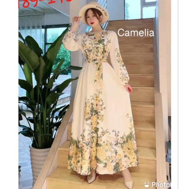 Long Dress Wanita, Long Dress , Atasan Wanita Import , Baju Wanita, Busui, #686D.N