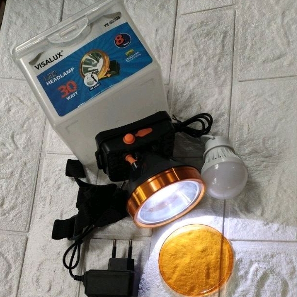 SENTER KEPALA VISALUX 30W 8jam
